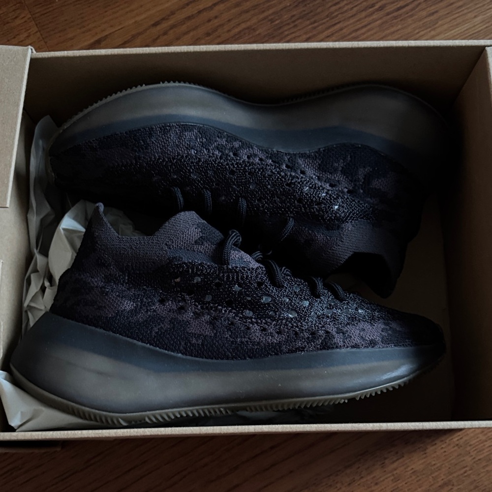 Yeezy Black and Gray Sneakers